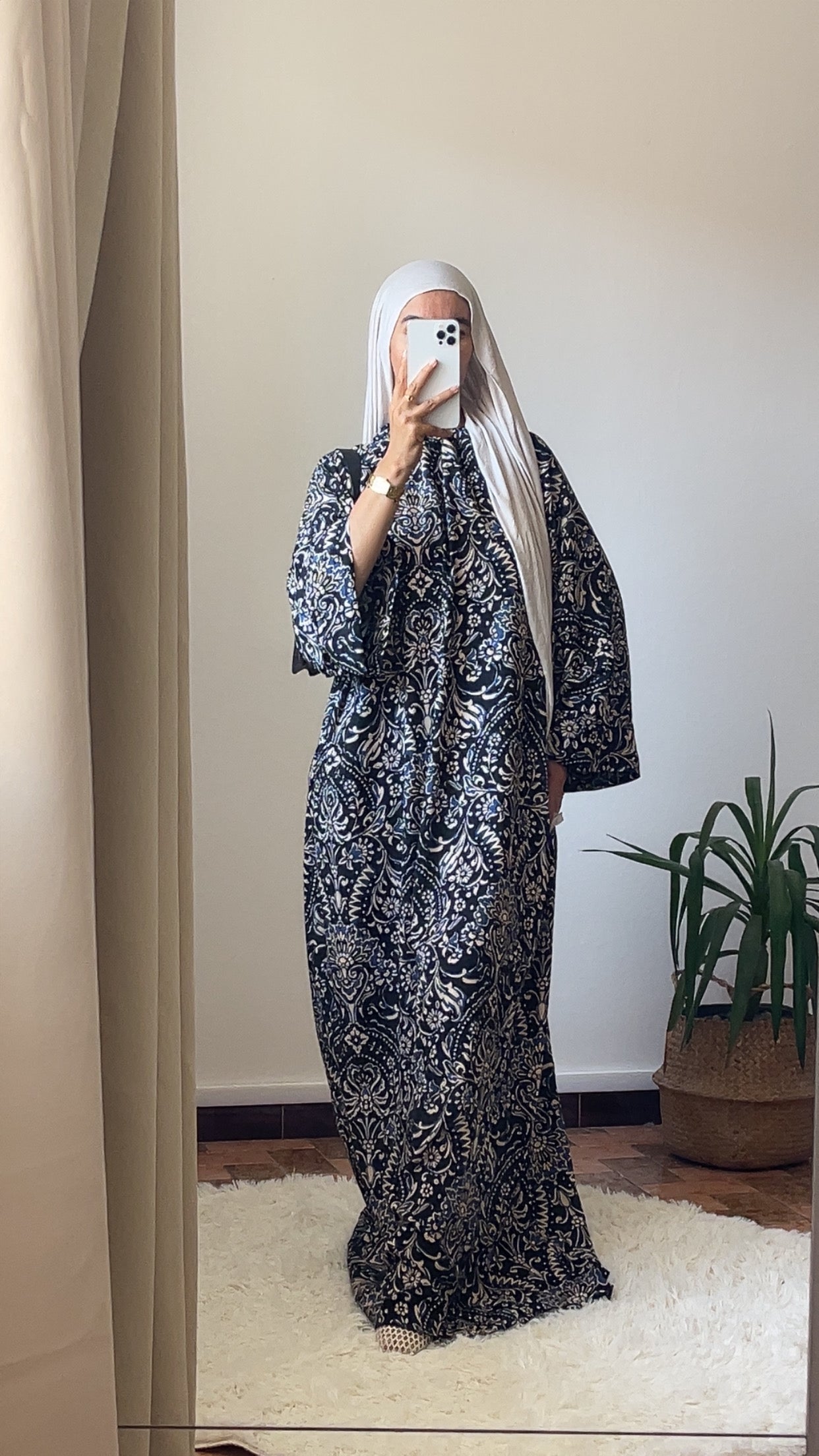 Abaya unique imprimer