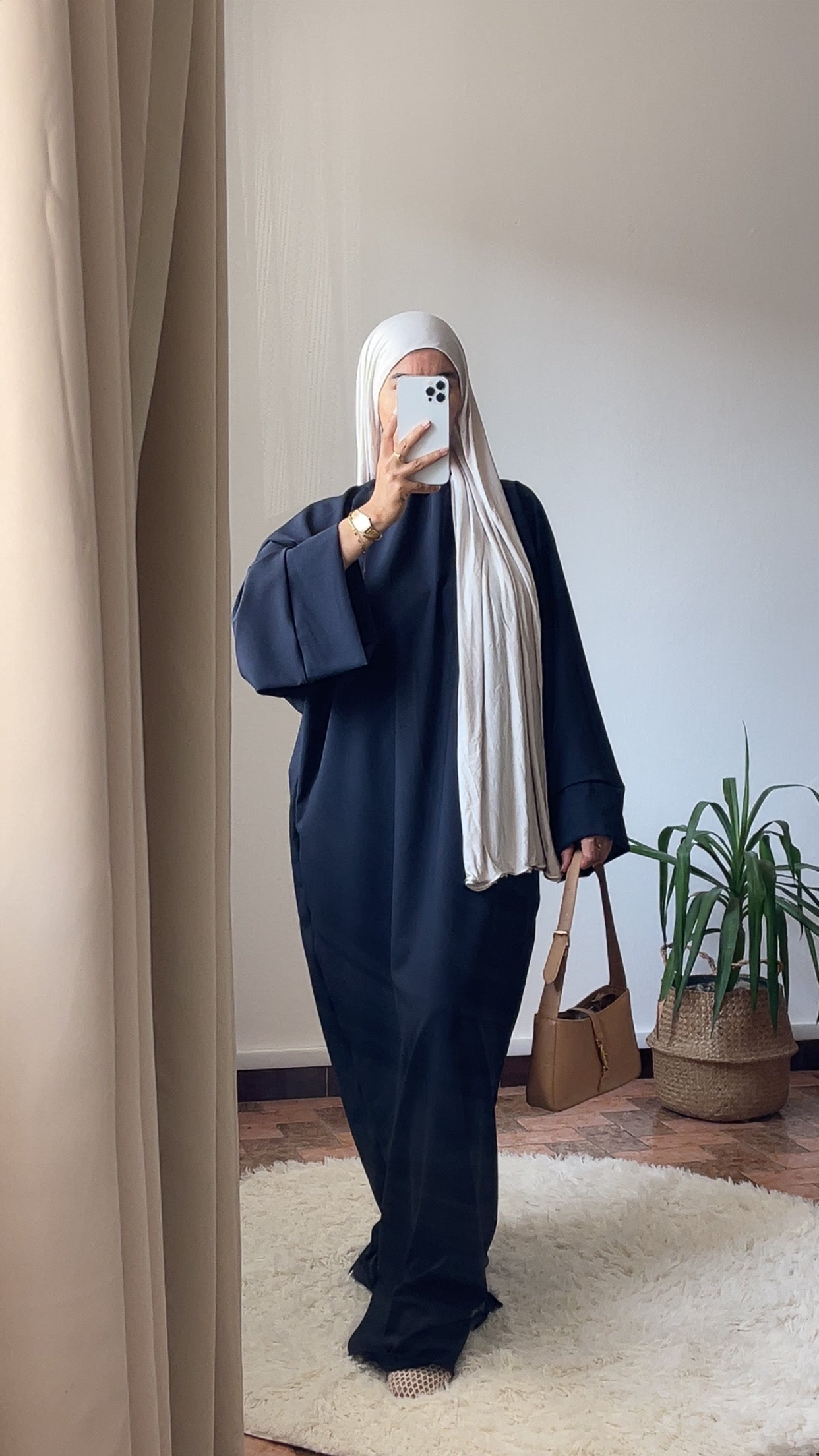 Abaya unique noir