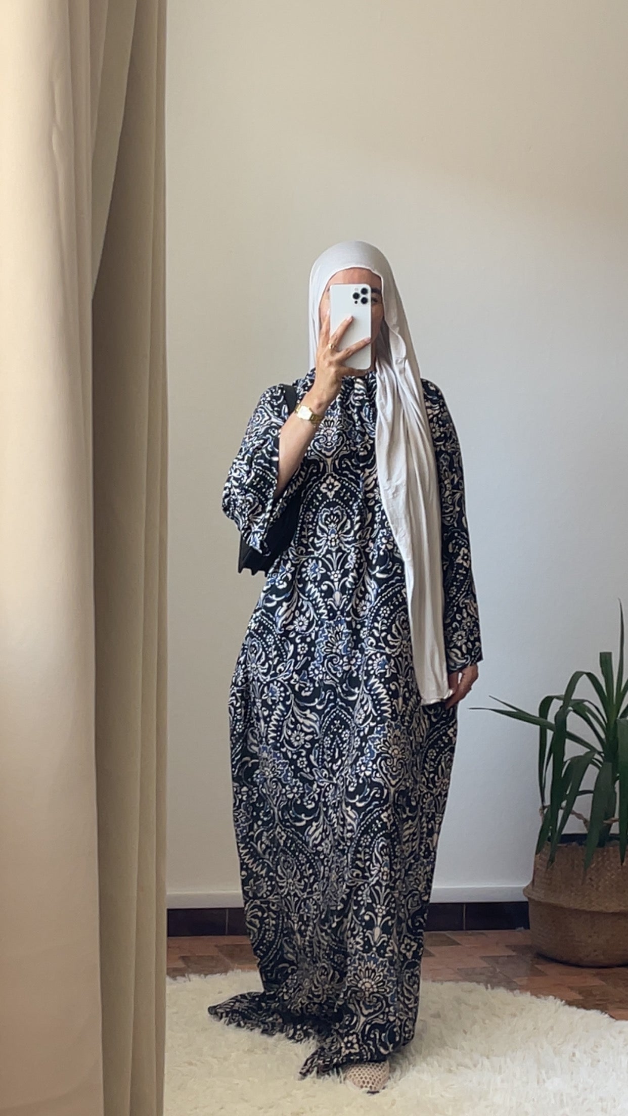 Abaya unique imprimer