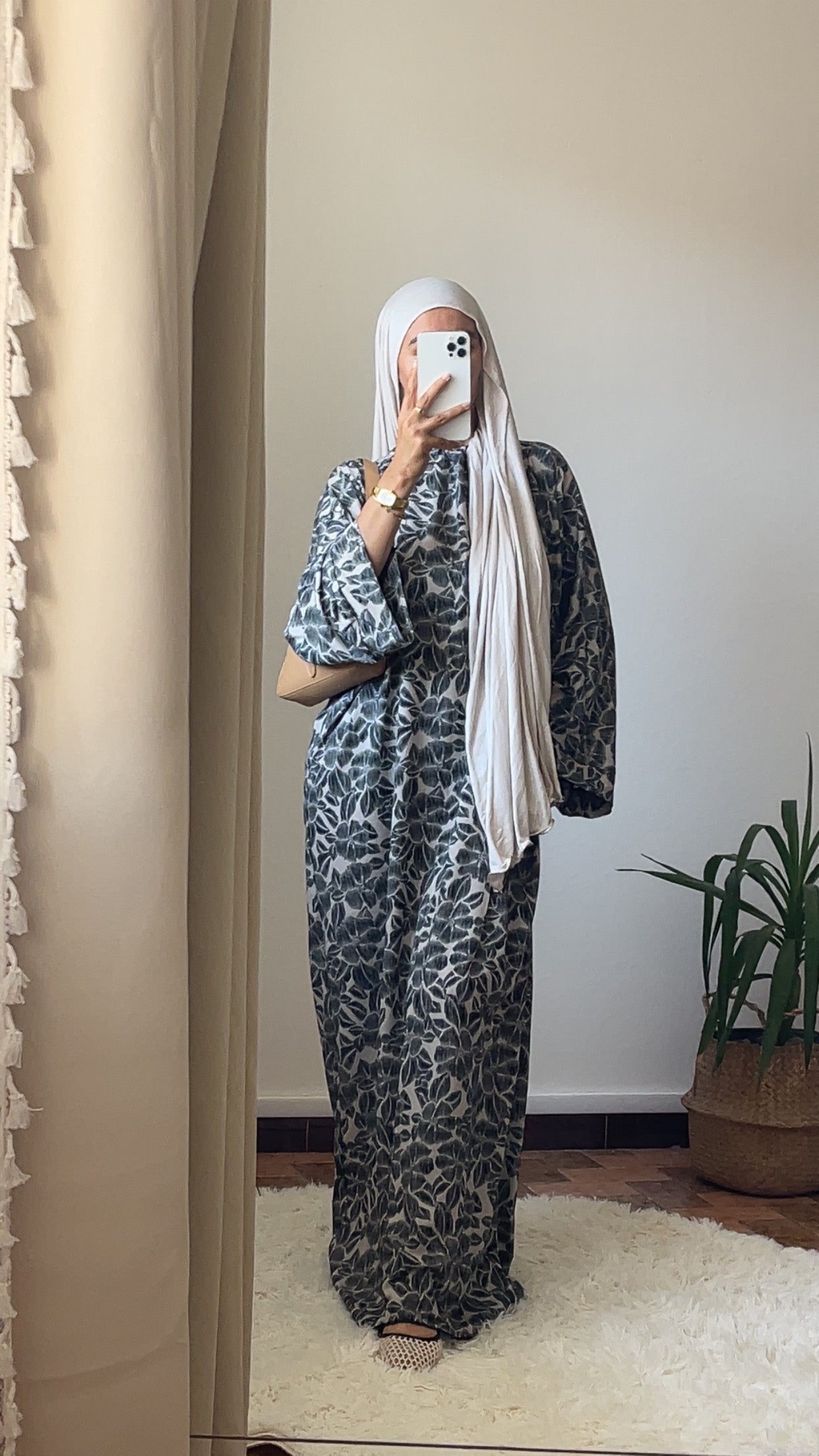 Abaya unique imprimer