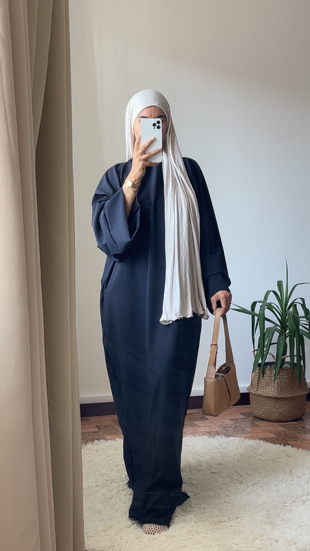 Abaya unique noir