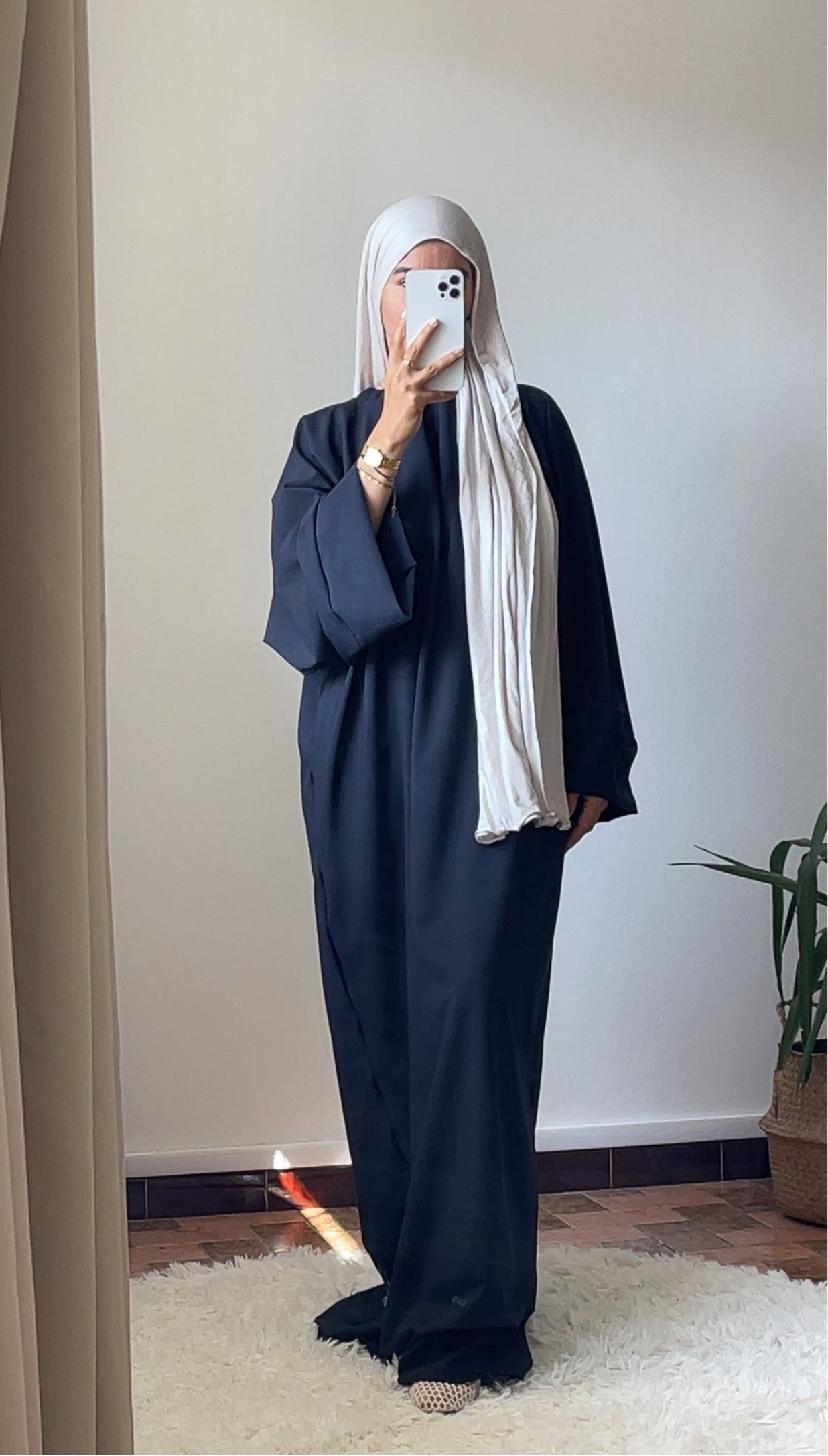 Abaya unique noir