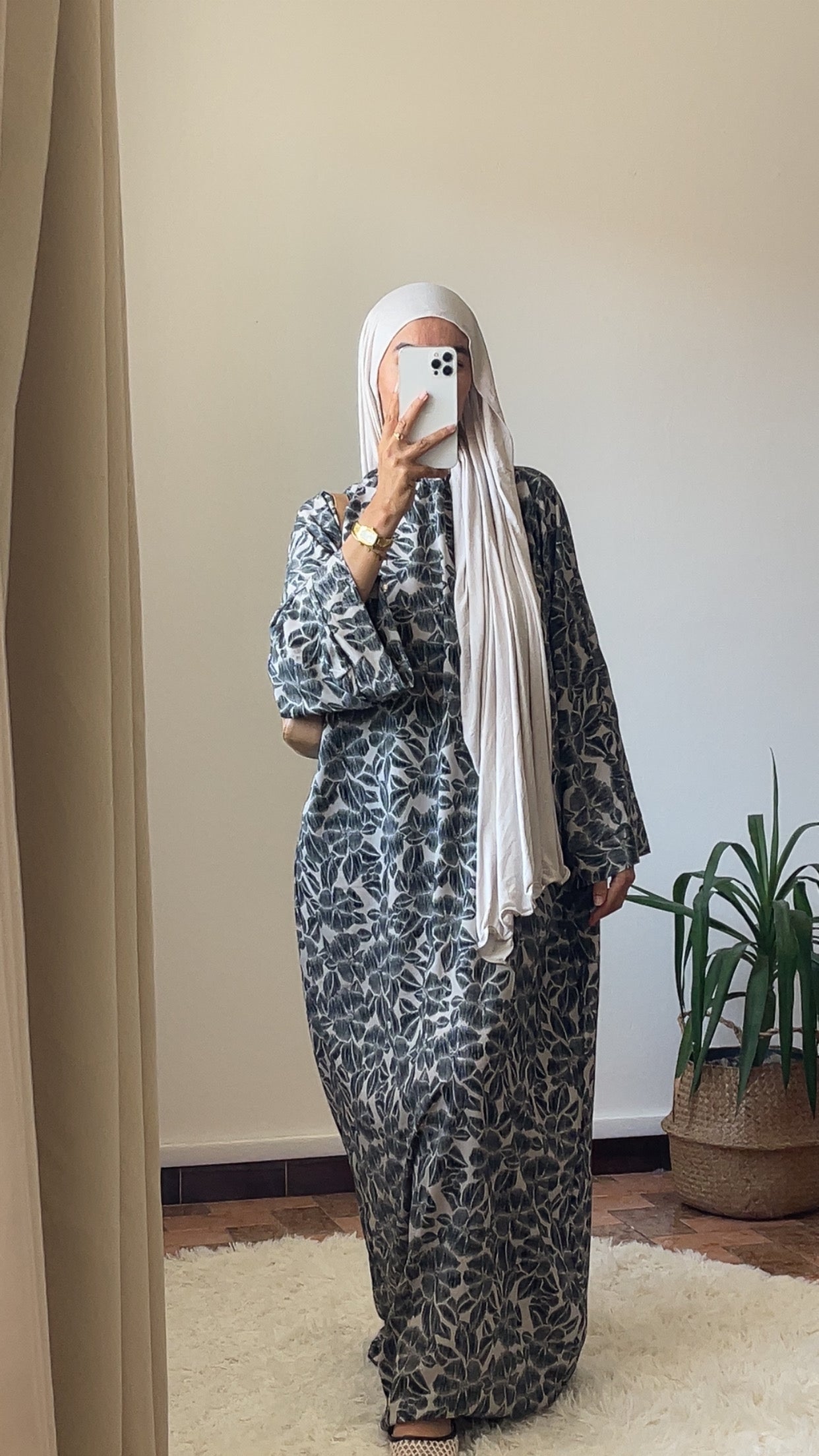 Abaya unique imprimer