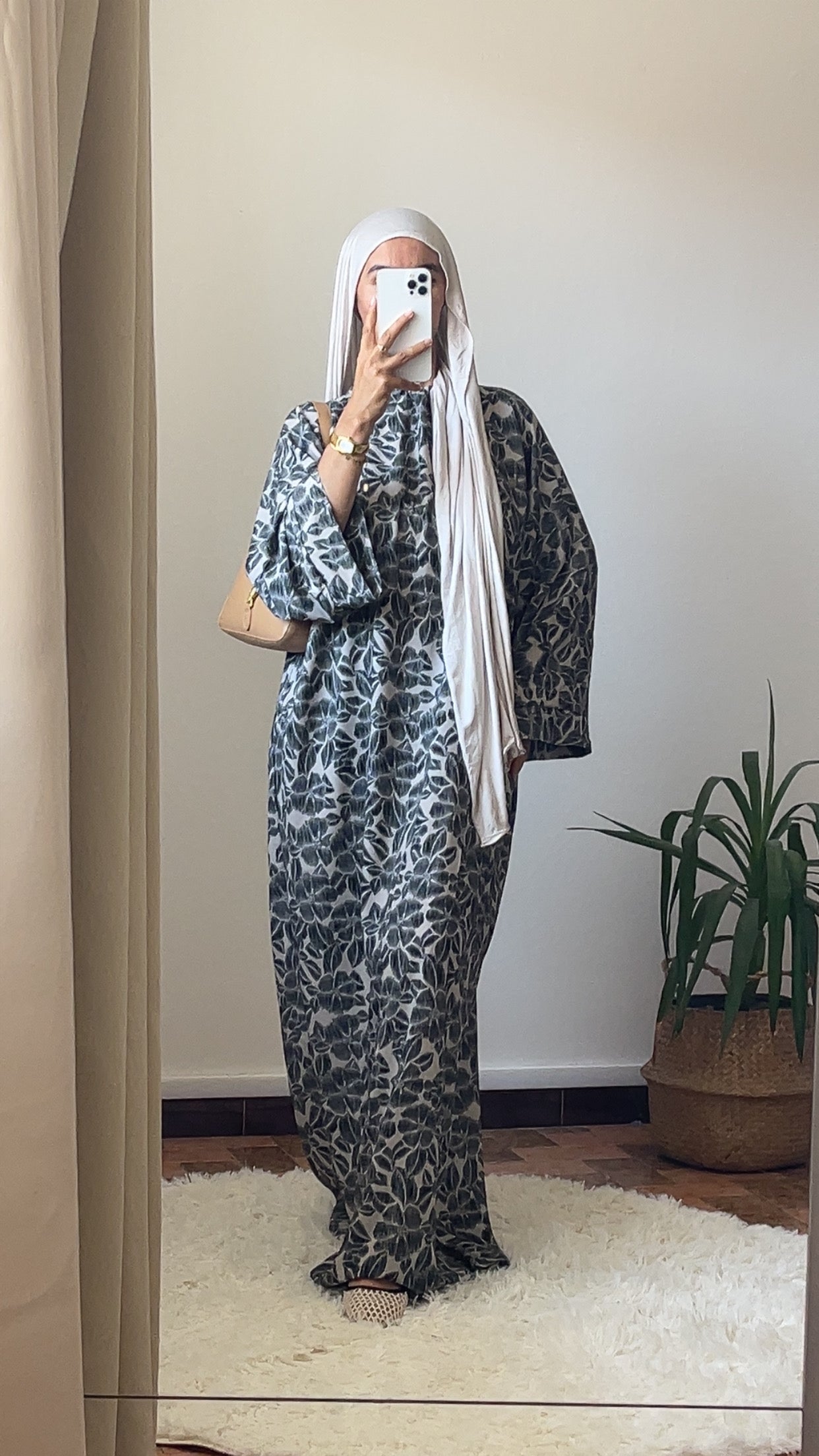 Abaya unique imprimer